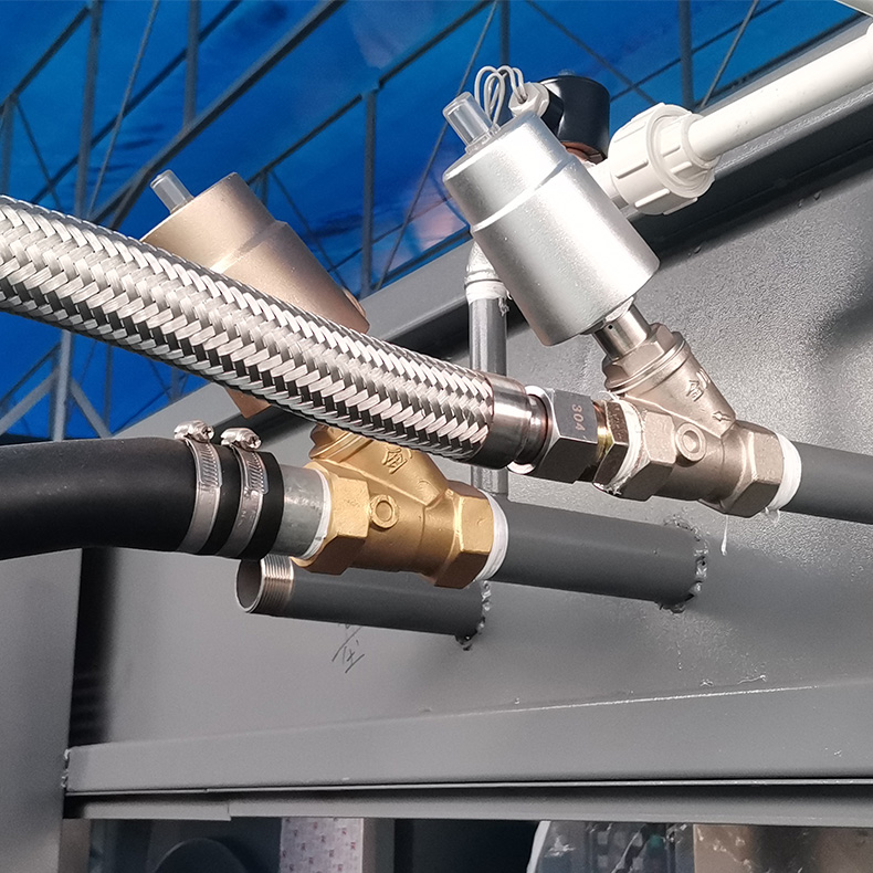 洗衣机金属管道